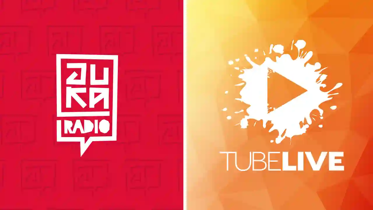 Logos der Sender JUKA Radio und TubeLive