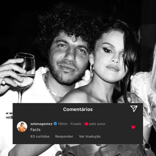 Instagram Screenshot zu Benny Blancos und Selena Gomez Beziehung